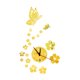 thumbnail image 2 of Reloj de pared acrílico personalizable con pegatinas silenciosas para decoración de pared, moderno. Oro, 2 of 9