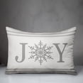 thumbnail image 3 of Creative Products Joy Snowflake 14x20 Spun Poly Pillow, 3 of 3