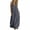 Gray, variant on Maxi Dress for Women Tropical Summer V Neck Sleeveless Split Long Beach Dresses Casual Loose Sundress with Pockets Navy,XL
