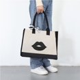 thumbnail image 4 of Fashion Shoulder Bag Hit Color Women Shopping Tote Handbags (Zebra Pattern), 4 of 6