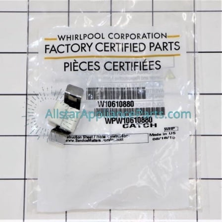 Whirlpool Dryer Door Catch WPW10610880