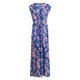 thumbnail image 2 of Cuello De Las Mujeres cinturo Elástica Floral Boho Vestidos De Playa 2XL Salvador vestido maxi, 2 of 10