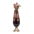 thumbnail image 6 of Sleek Tapered Glass Vase for Living Room Decor - Decorative Flower Vase Arrangement for Table Decor - Modern Accent for Home Styling, Bedroom, Office, or House Display - 19", Bronze & Copper, 6 of 11