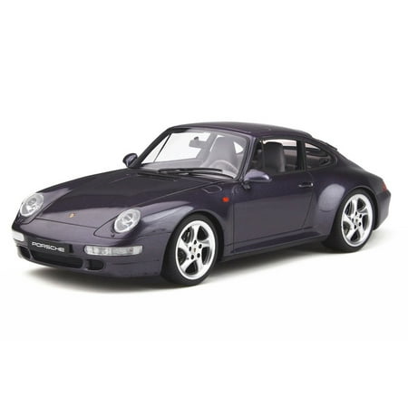 Porsche 911 (993) Carrera S Split Grill Vesuvio Purple Metallic 1/18 Model Car by GT Spirit