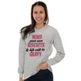 thumbnail image 3 of Biscuits And Gravy Funny Saying Silly Women Plus Size Long Sleeve Graphic Tee Brisco Brands 3X, 3 of 5