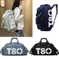 thumbnail image 2 of Mochila deportiva de gimnasio T80 para hombre y mujer, bolso de mano para Fitness, viaje al aire libre, zapatos de Yoga, bandolera de hombro, bolsa de entrenamiento portátil Fivean  unisex, 2 of 2