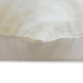 thumbnail image 3 of White Linen Modern Decorative Throw Pillow Cover, 16"x16" (40x40 cm) Linen Pearl Burlap, Jute, Fall Pumpkins, Vintage Pumpkins, Rustic Décor Pillowcase, Floral Contemporary - Pearl Kissed Pumpkin, 3 of 10