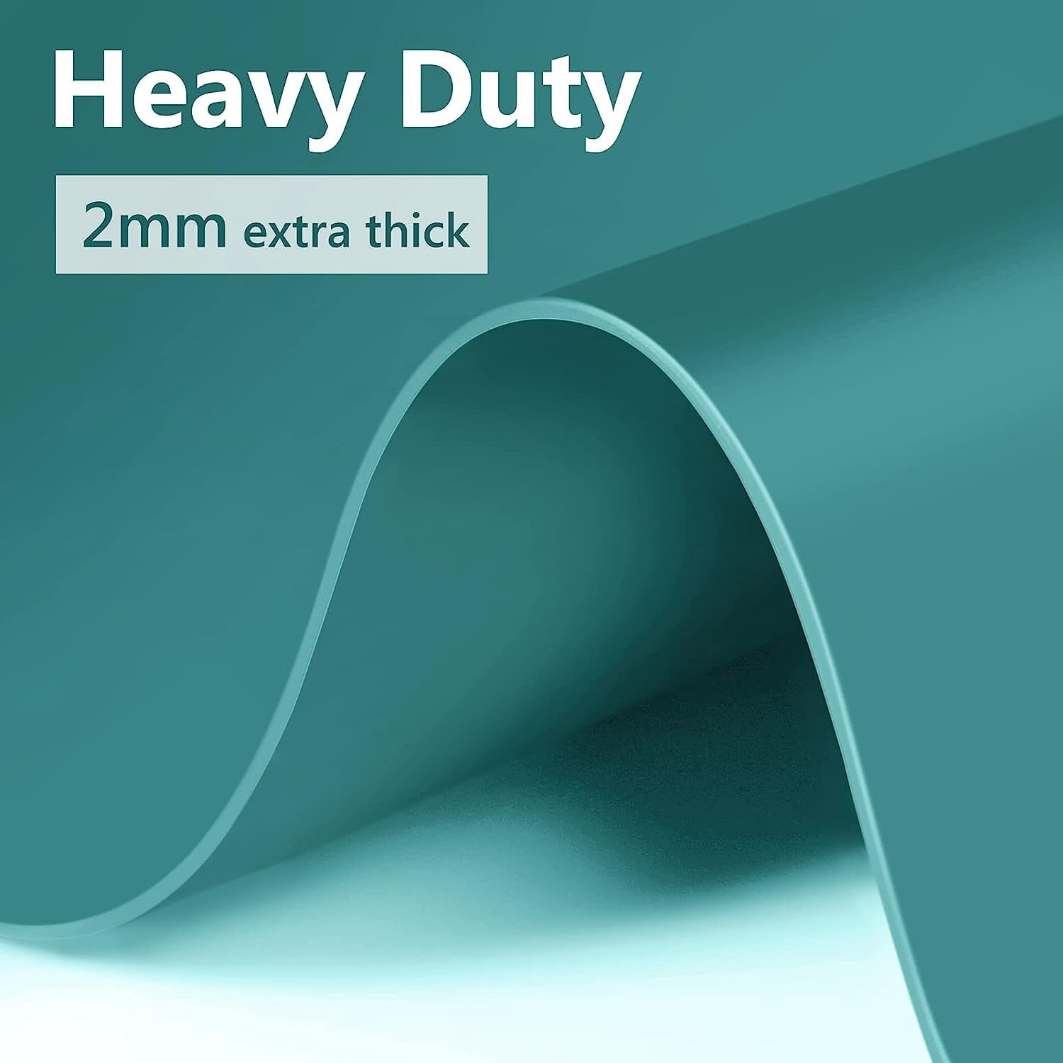 35.6x23.5 Inch Silicone Mats for Kitchen Counter - 2MM Thick Heat Resistant Silicone Baking Mat Large Pastry Mat, Glass Top Stove Cover Countertop Protector Pad for Resin, Crafts, Green