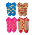 thumbnail image 2 of Men's Low Cut Socks, Fast Food Mystery Gift Box, 4-Pack, Size 6.5-12, 2 of 6
