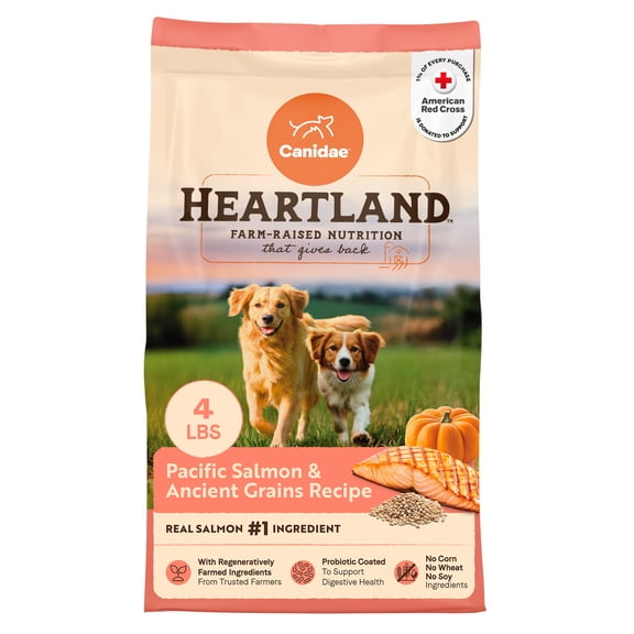 Canidae Heartland Pacific Salmon & Ancient Grains Dog Food, 4 lb Bag