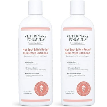 Hot Spot & Itch Relief Medicated Shampoo 16oz (2-pack)