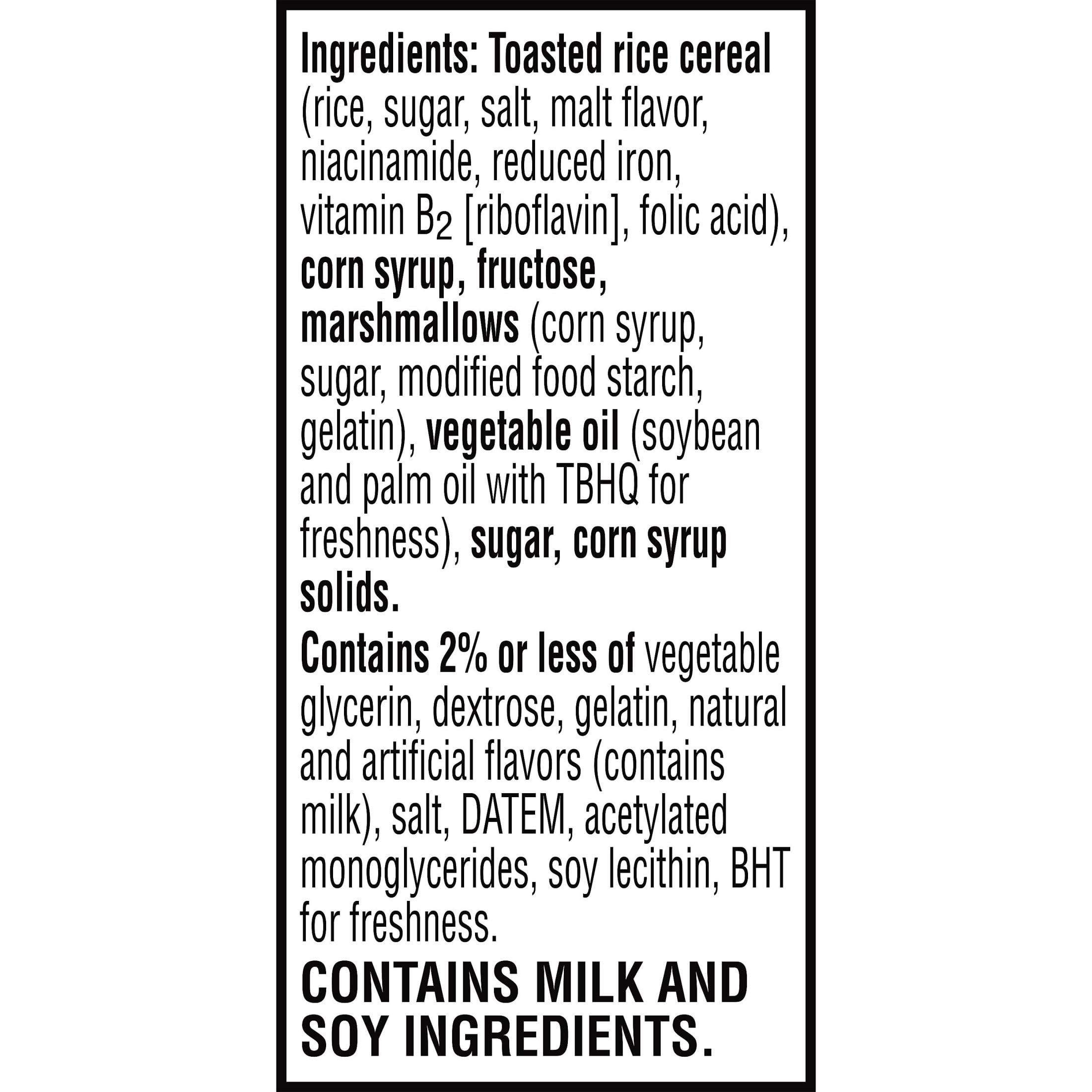 Rice Krispies Treats Homestyle Original Chewy Crispy Marshmallow Squares, Kids Snacks, 2.62 lb, 36 Count