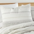 thumbnail image 6 of Levtex Home - Pickford Duvet Cover Set - Full/Queen Duvet Cover + Two Standard Pillow Cases - Grey, Taupe, Off-White - Jacquard Tribal - Duvet Cover (90 x 94in.) and Pillow Case (26 x 20in.) - Cotton, 6 of 7