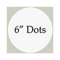 thumbnail image 2 of VWAQ Polka Dots Circles Pack of (12) Peel & Stick Decal Dots Colors Choice Kids (White), 2 of 3