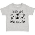 thumbnail image 3 of Inktastic Little Girl, Big Miracle Girls Toddler T-Shirt, 3 of 5
