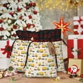 thumbnail image 6 of Rocae Cars Print Christmas Drawstring Linen Gift Bag with Drawstrings Treat Bag Goody Present Bags for Christmas Party Favor, 6 of 8