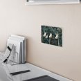 thumbnail image 5 of Yayeee Toggle Light Switch Wall Plate 2-Gang 4.56"x4.48" Decorative Outlet Cover, Floral Forest Scene, 5 of 7