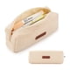 thumbnail image 1 of Estuche para lápices, estuche para lápices para estudiantes, estuche para monedas, bolsa para cosméticos, organizador de papelería para oficina, beige, 1 of 7