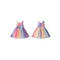 thumbnail image 2 of Suealasg Little Girls Princess Dress Sleeveless Sequins Bowknot Layered Tulle Dress 1T 2T 3T 4T 5T 6T Kids Girls Summer Birthday Party Dress, 2 of 8