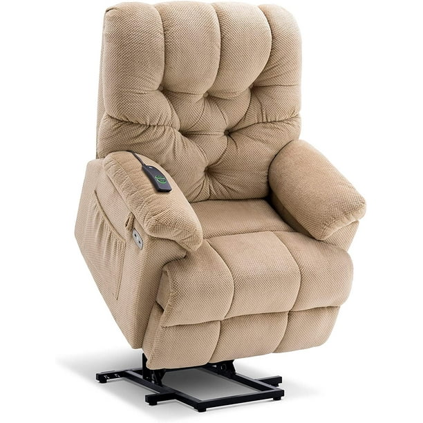 Electric Power Lift Recliner Chair, Fabric 7575,Beige