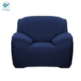 thumbnail image 2 of Deago Modern Sofa Slipcover Fitted Stretch Couch Stylish Sofa Cover Furniture Protector (Single Seater, Navy), 2 of 6