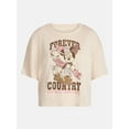 thumbnail image 5 of Mickey and Friends Women's and Women’s Plus Western Minnie Mouse Graphic Sleep Tee, Sizes XS-3X, 5 of 5