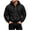 G02 - Black, variant on Multi Pocket Full Zip Hoodie for Men, Chest Zip and Sleeve Flap Pockets, Casual Long Sleeve Sweatshirt Jacket, G05 - Dark Gray, Large