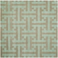 thumbnail image 6 of SAFAVIEH Soho Darden Geometric Wool Runner Rug, Light Blue/Multi, 2'6" x 8', 6 of 9