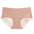 thumbnail image 1 of TrowBridge-bragas de encaje para mujer, ropa interior de satén de seda de talla grande, lencería Sexy, transpirable, suave y acogedora, 1 of 4