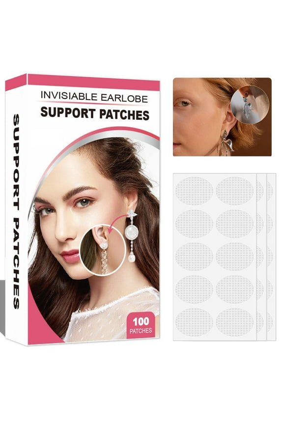 Beauty Tools Earlobe Pads Transparent Stickers For Earrings And Ear Studs Providing Comfort And For Jewelry 100PCS