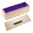 thumbnail image 4 of De Revestimiento De Silicona Con Tapas De Caja De Herramientas De Fabricación De Jabón De de tarta De Bricolaje Púrpura Salvador pan de moldes de jabón de silicona, 4 of 10