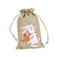 thumbnail image 4 of Bolsa con cordón para golosinas de Pascua, bolsa para envolver dulces, bolsa para galletas, bolsa para fiesta de Pascua Estilo H, 4 of 9