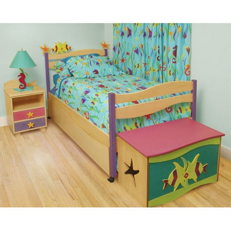 Room Magic Tropical Sea Twin Slat Bedroom Collection