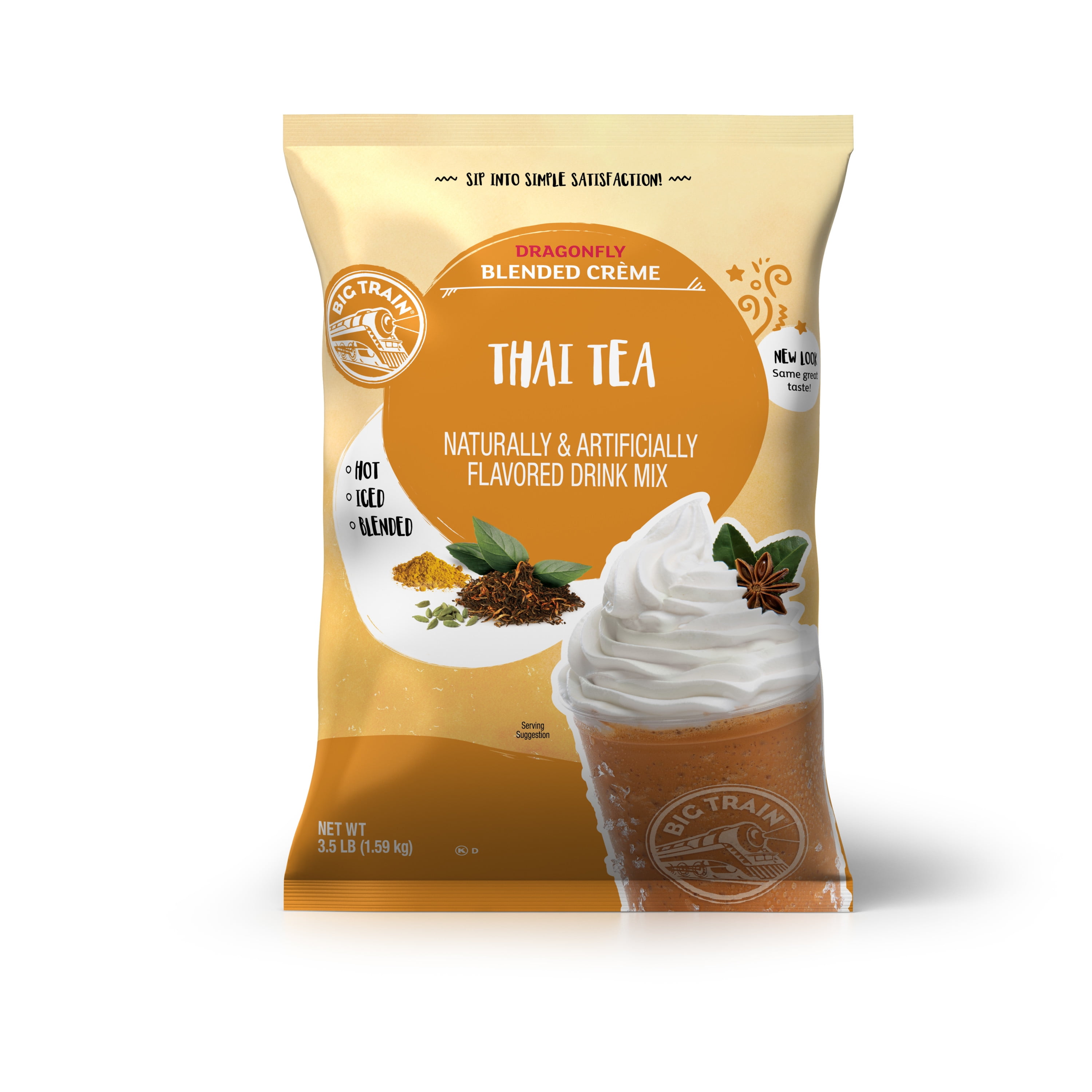 Big Train Dragonfly Thai Tea Blended CrÃ¨me Beverage Mix, 3.5 lb