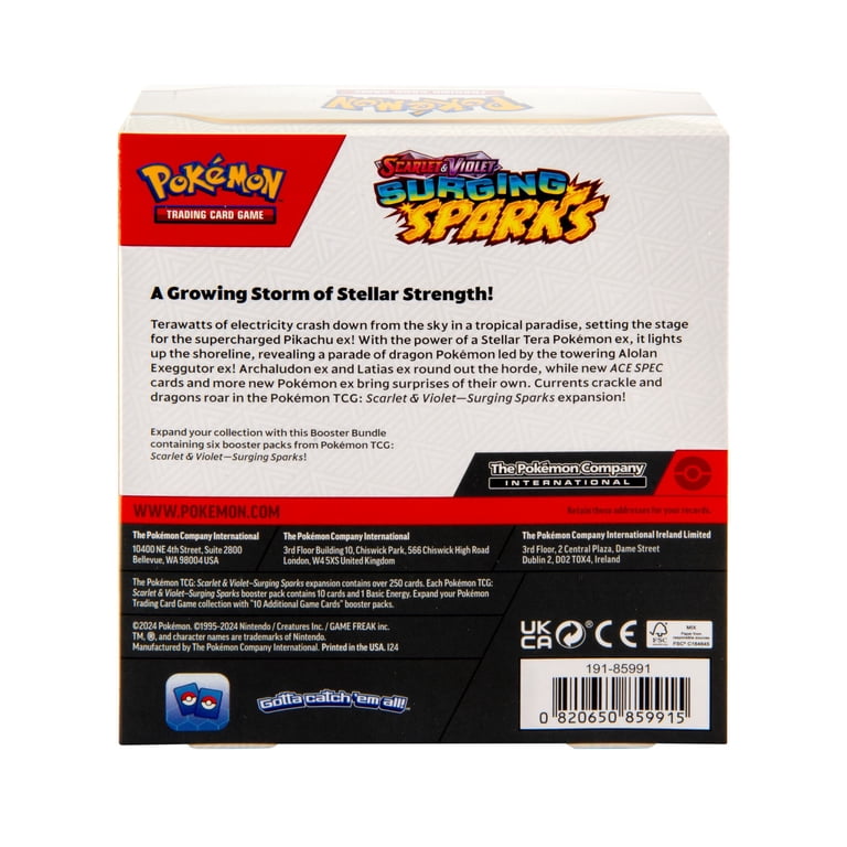 Pokemon TCG Scarlet & Violet 8 Surging Sparks Booster Bundle - Walmart.com