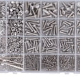 thumbnail image 4 of Kit de Fixation en Acier Inoxydable 884 Pcs avec Vis Hexagonale M2-M5, Écrous, Rondelles et Clés - Matériel Résistant à la Corrosion 304 SS pour Connexions Sécurisées (Caractères : 160), 4 of 6