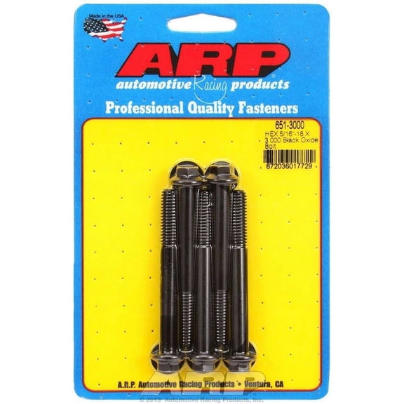 Arp Bolt Kit - 6pt 5pk 5/16-18 x 3.000