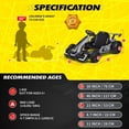 Blitzshark 24 V Kids Go Kart 300W Powerful Electric Pedal Go Kart, with