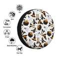 thumbnail image 5 of Spare Tire Cover, halloween hat witch Wheel Cover Tire Covers for Trailers Car Truck Camper Universal Tire Covering Fits Diameter 17 inch, 5 of 7
