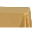 thumbnail image 1 of 1 Pc, Economy Polyester Tablecloth 90"X132" Oblong Rectangular - Gold For Occasional Use, One-Time Events, Or Casual Affairs, 1 of 1