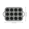 thumbnail image 2 of unbranded De Silicona Para Hornear Cupcakes Y Muffins Reutilizable Con De Encaje, 2 of 8