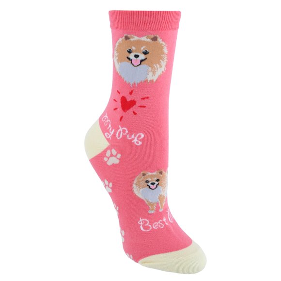 CTM® My Pup Crew Novelty Socks (Women's)