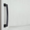 thumbnail image 3 of GlideRite 5 in. Center Classic Base Pull Cabinet Hardware Handle, Matte Black, 3 of 5