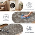 thumbnail image 6 of Washable Kitchen Runner Rug 2x5 ft, Non-Slip Soft Low Profile Kitchen Runner Rug with PVC Backing, Farmhouse Vintage Distressed Floral Oriental Rug for Kitchen Sink, Hallway & Laundry Room, 6 of 6