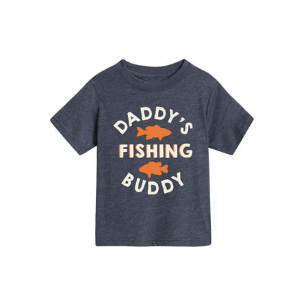 Daddys Fishing Buddy  - Toddler Short Sleeve Tee