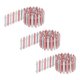 thumbnail image 1 of Uxcell 3pcs 35 Inch Miniature Garden Fence, Mini Ornament Wood Picket for Dollhouse Home Light Pink/White, 1 of 1