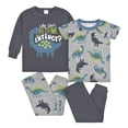 thumbnail image 1 of Gerber set pijamas infantiles algodón dinosaurio niño conjunto dormir 2 a 5 años, 1 of 5