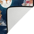 thumbnail image 5 of SKYSONIC Christmas Santa Reindeer Non-Slip Area Rug, Creative Kriss Kringle Floor Carpet Comfort Floor Mats Decor for Indoor Front Porch,Living Room, Bedroom,Kitchen,72"x48", 5 of 5