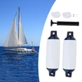 thumbnail image 3 of koolsoo Boat Bumpers s Boat Bumpers Boat Accessories with Ropes Dock Bumper Yacht 2Set Boat, 3 of 9