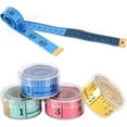 thumbnail image 3 of 150 cm/60 inches Body Measuring Ruler Sewing Tailor Tape Measure Soft Flat Sewing Measure Meter Sewing Tape Measure Color Random (Color : (2) random2pcs), Length : 1.5M, 3 of 5
